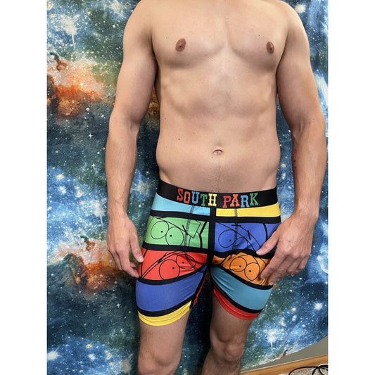 New Men's South Park Boxer Shorts Underwear XL Colourful Multi