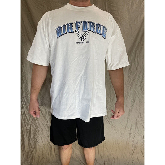 men's soffe White XL maxwell air force base t-shirt