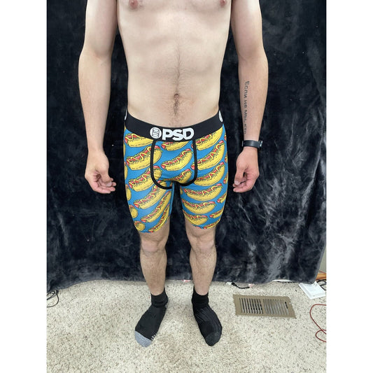 PSD Men's Size Medium Hot Dog Boxer Brief Underwear New