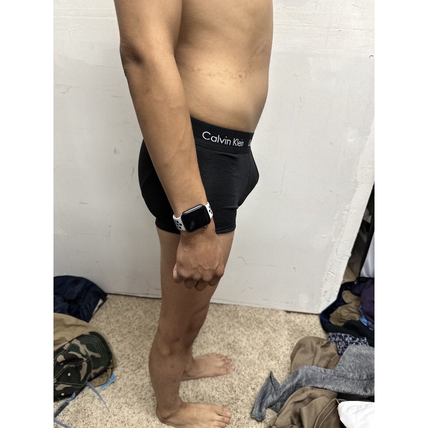 Men’s Black Calvin Klein Small Trunk Style Boxer Briefs