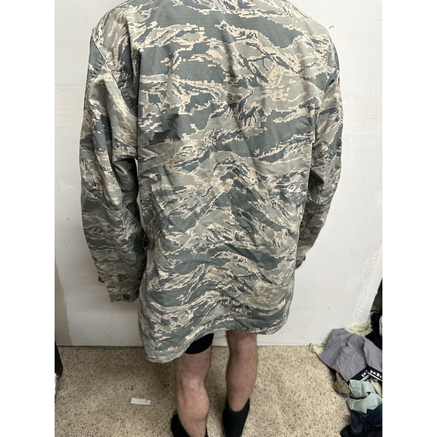 Men’s USAF Abu Airman Battle Uniform Civil Air Patrol Tool Uniform Blouse 46R