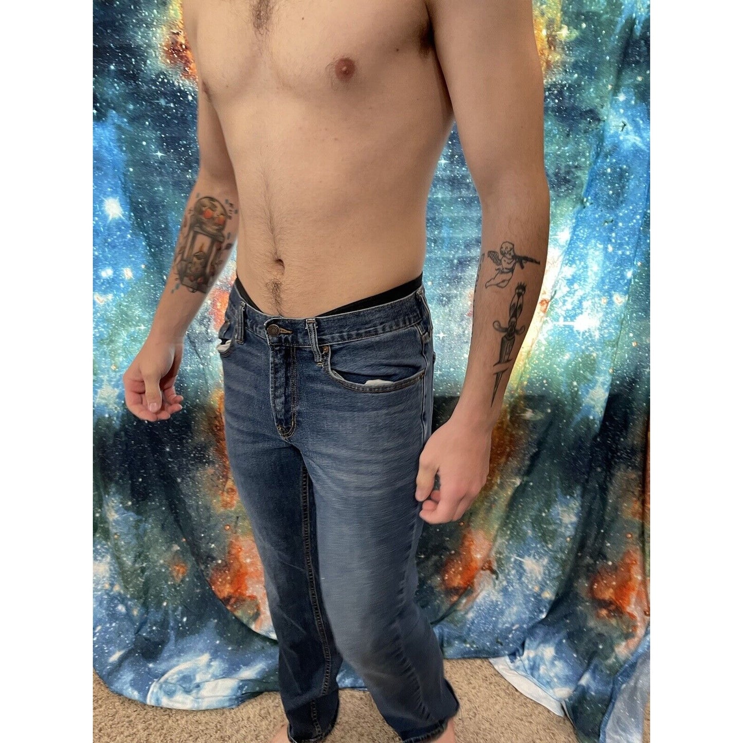 Men's Old Navy Boot-cut 30 x 32 blue jeans