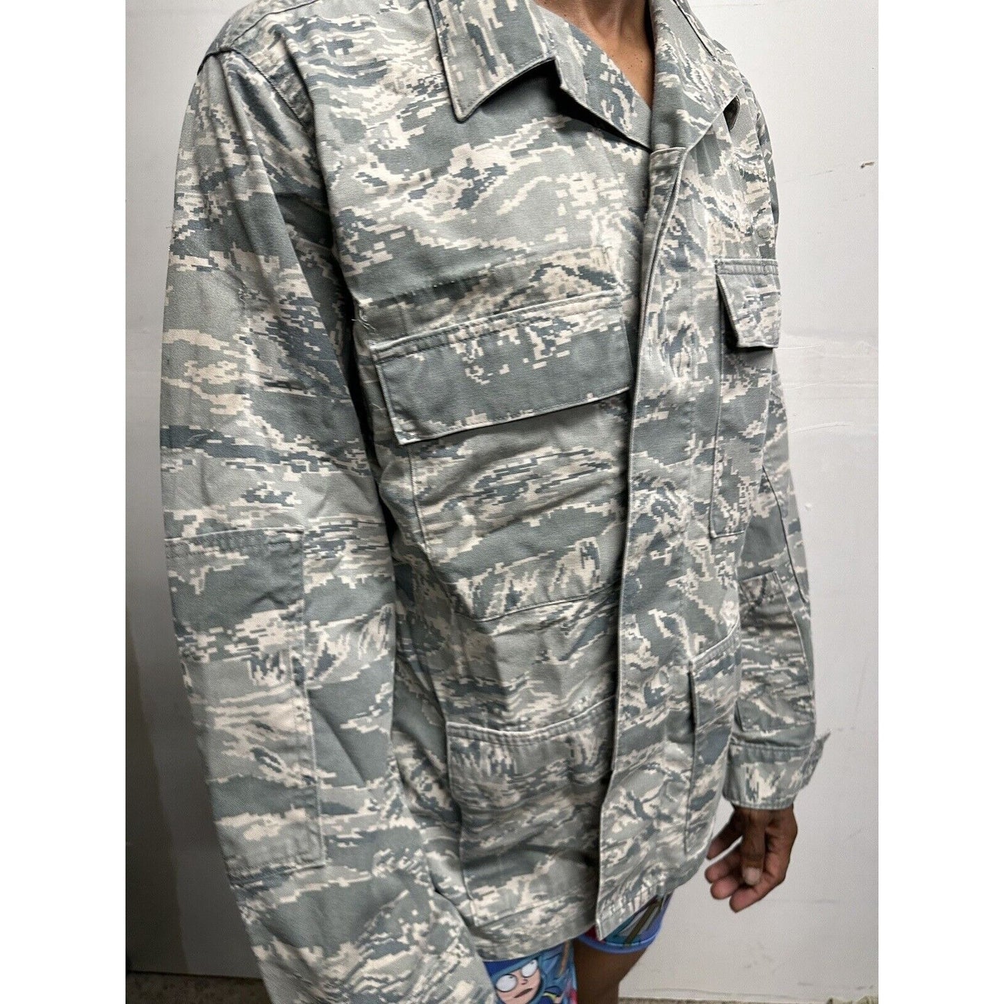 USAF Men’s Abu Airman Battle Uniform Civil Air Patrol 40R Top Blouse