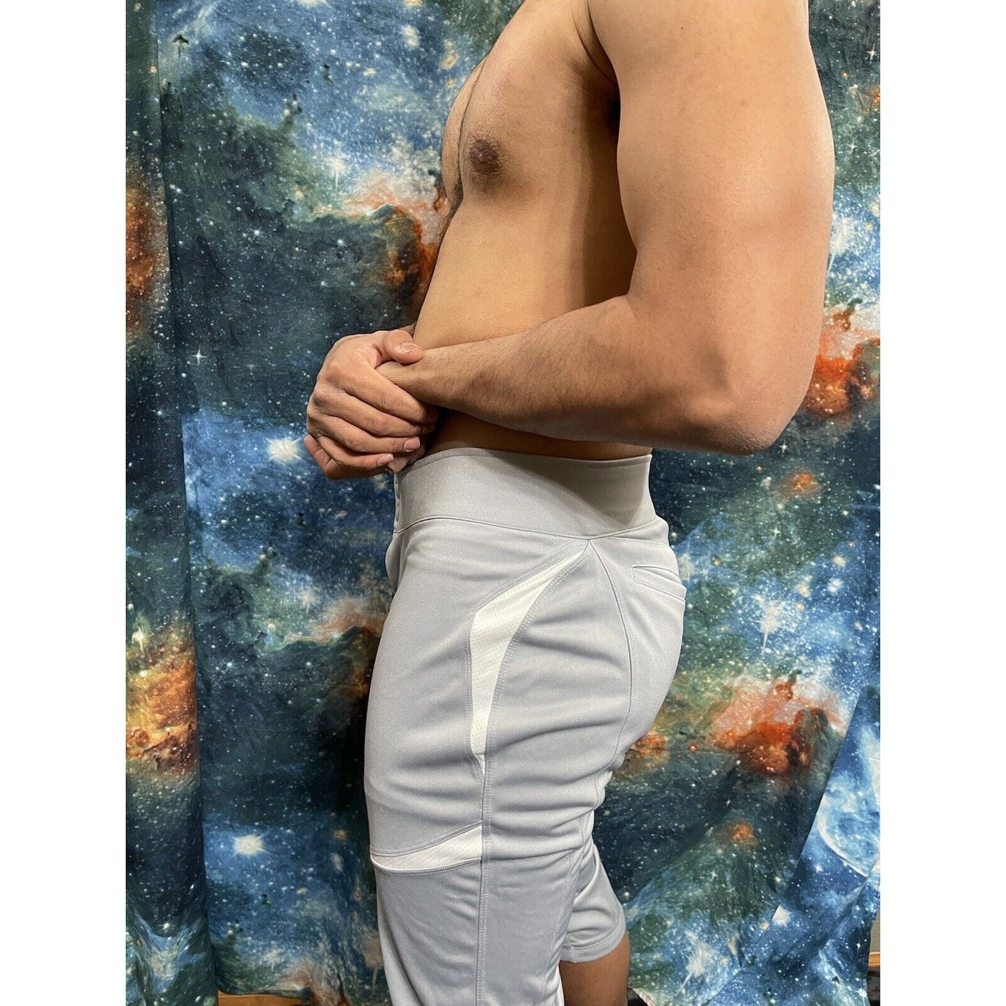 Men’s Nike Gray Baseball Pants Dri Fit