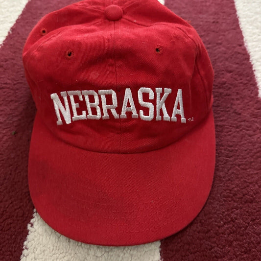 Red Nebraska Champion Baseball Cap Hat
