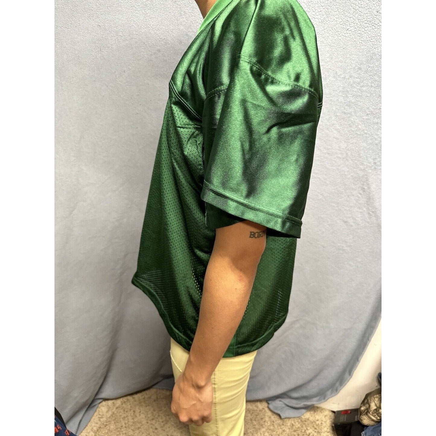 Men’s Green Champro Adult Large Football Jersey
