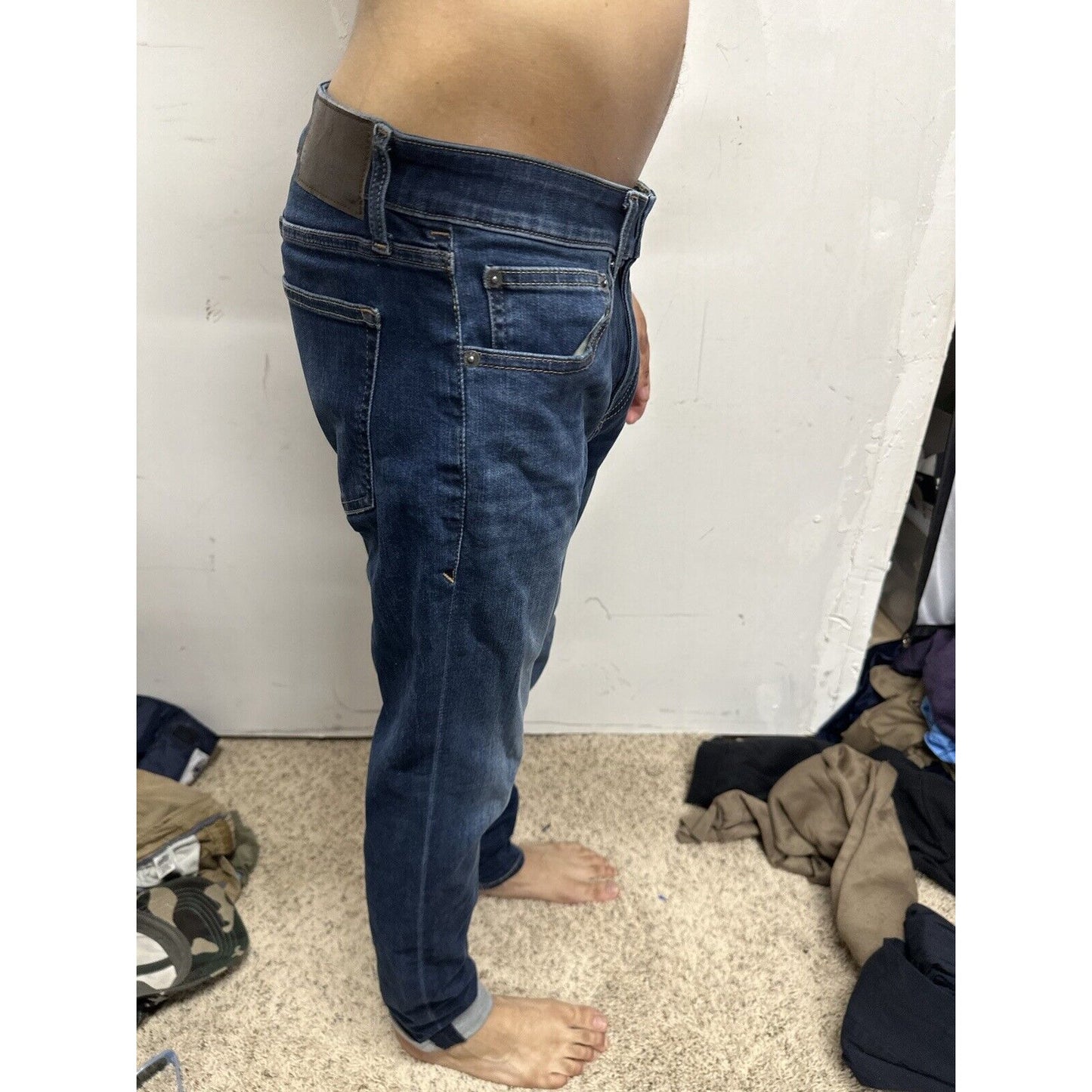 Men’s Skinny Express Jeans Blue 32 X 32