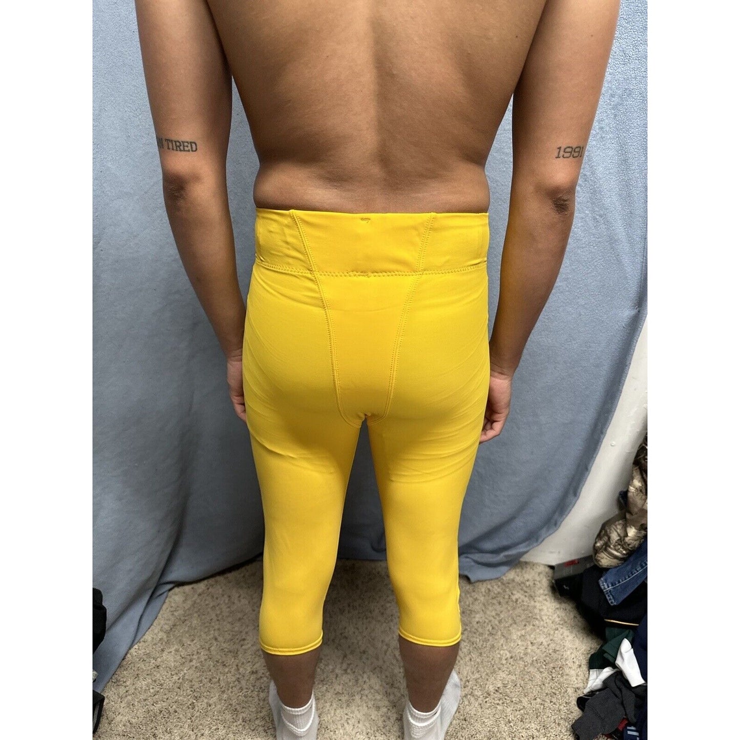 Men’s Gold / Yellow Rawlings Football Pants Medium
