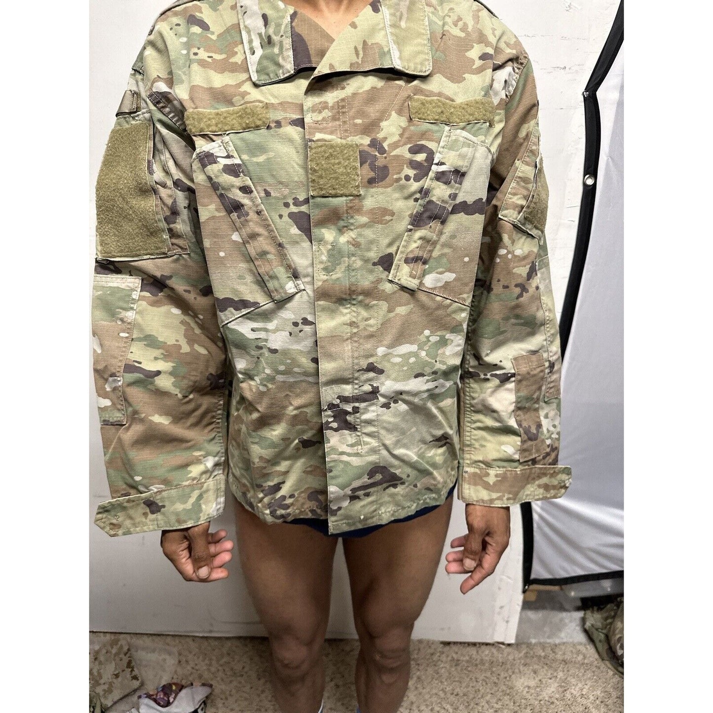 Men’s Ocp Army Air Force Top Blouse Coat Large Short