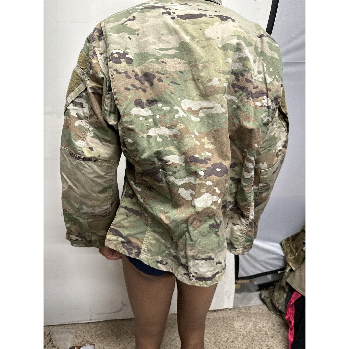 Men’s Ocp Army Air Force Top Blouse Coat Large Short