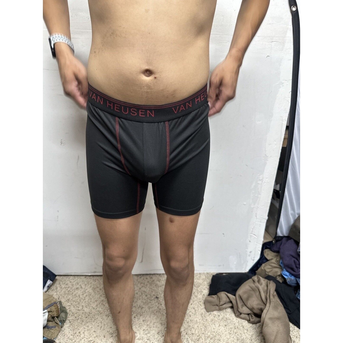 Men’s Black Van Heusen Medium Compression Shorts