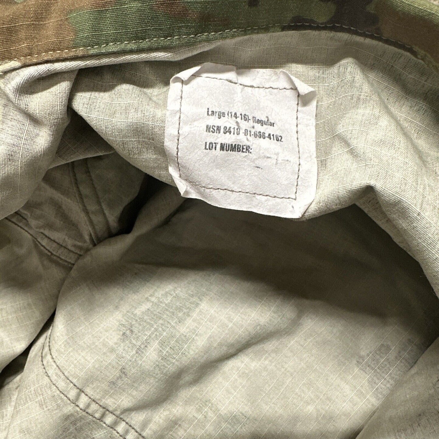 Women’s Maternity Utility Uniform Air Force Ocp Army Large 14-16 Regular Top