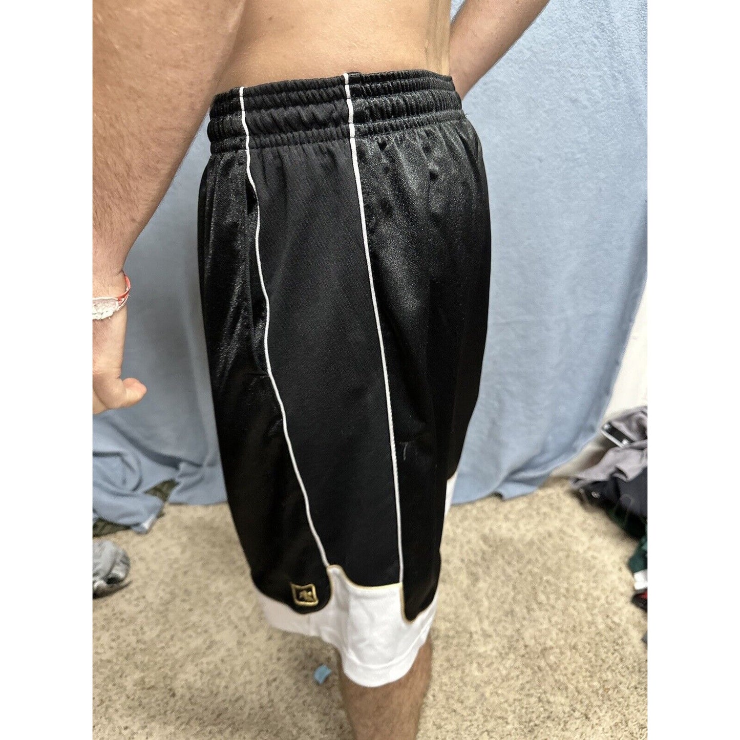 Men’s XL AND1 Black And White Athletic Shorts With Pockets