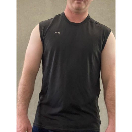 Soffe Extreme Training XT46 Men’s Large Black Sleeveless Muscle Shirt