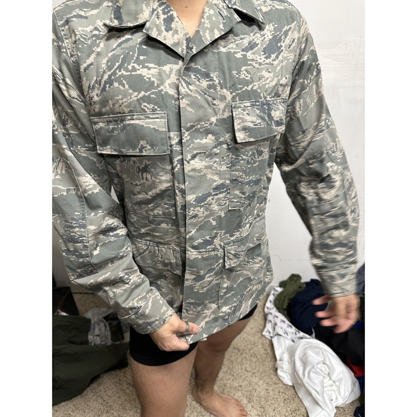 Men’s 36S Airman Battle Uniform Abu USAF Civil Air  Patrol Top Blouse