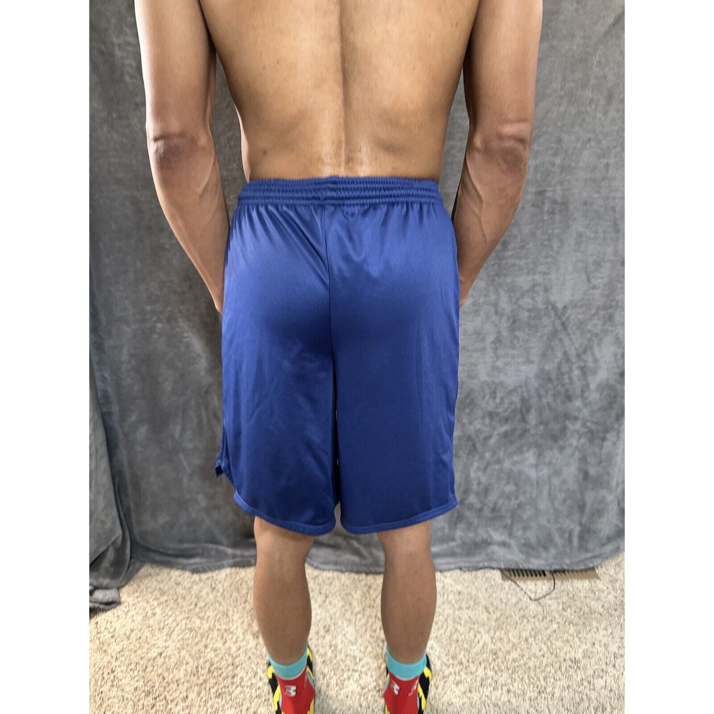 Men’s Cadet Air  Force Academy PT Blue Workout Athletic Shorts Medium