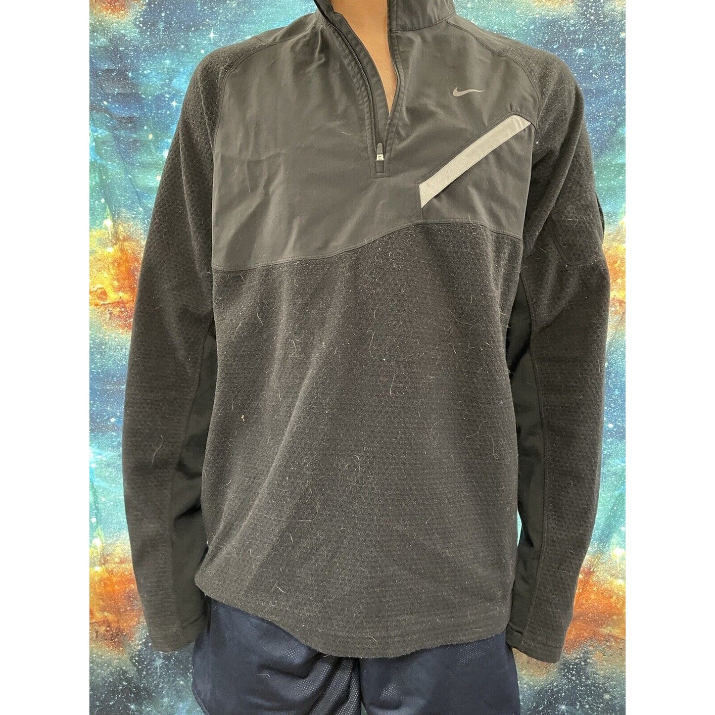 Men’s Black XL Nike Fit Therma 1/4 zip pullover