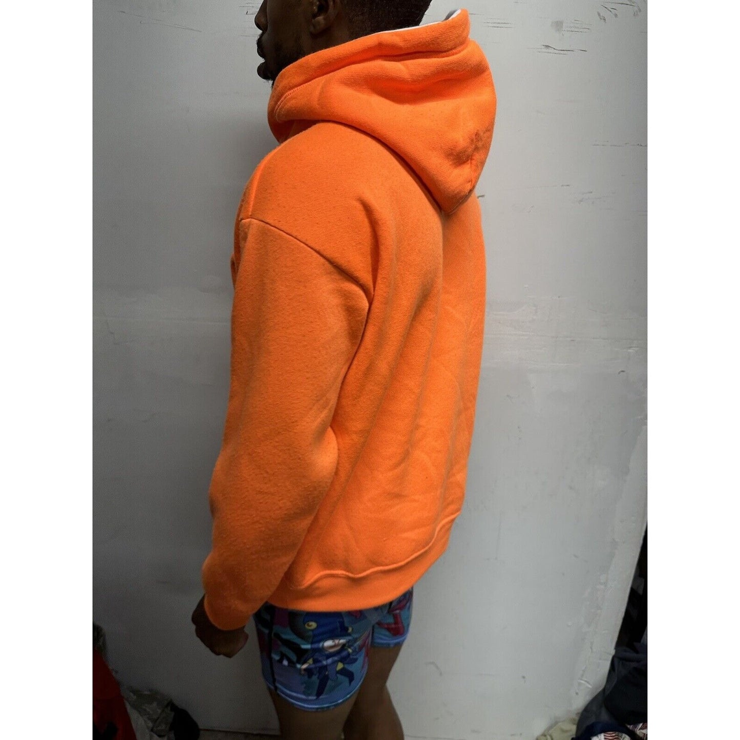 Men’s Neon Orange Wear Code Medium Las Vegas Pull Over Hoodie