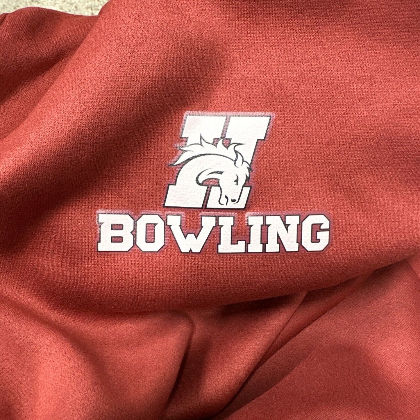 Men’s XXL Red Bowling 1/4 Zip Pullover Nike Golf College Shirt