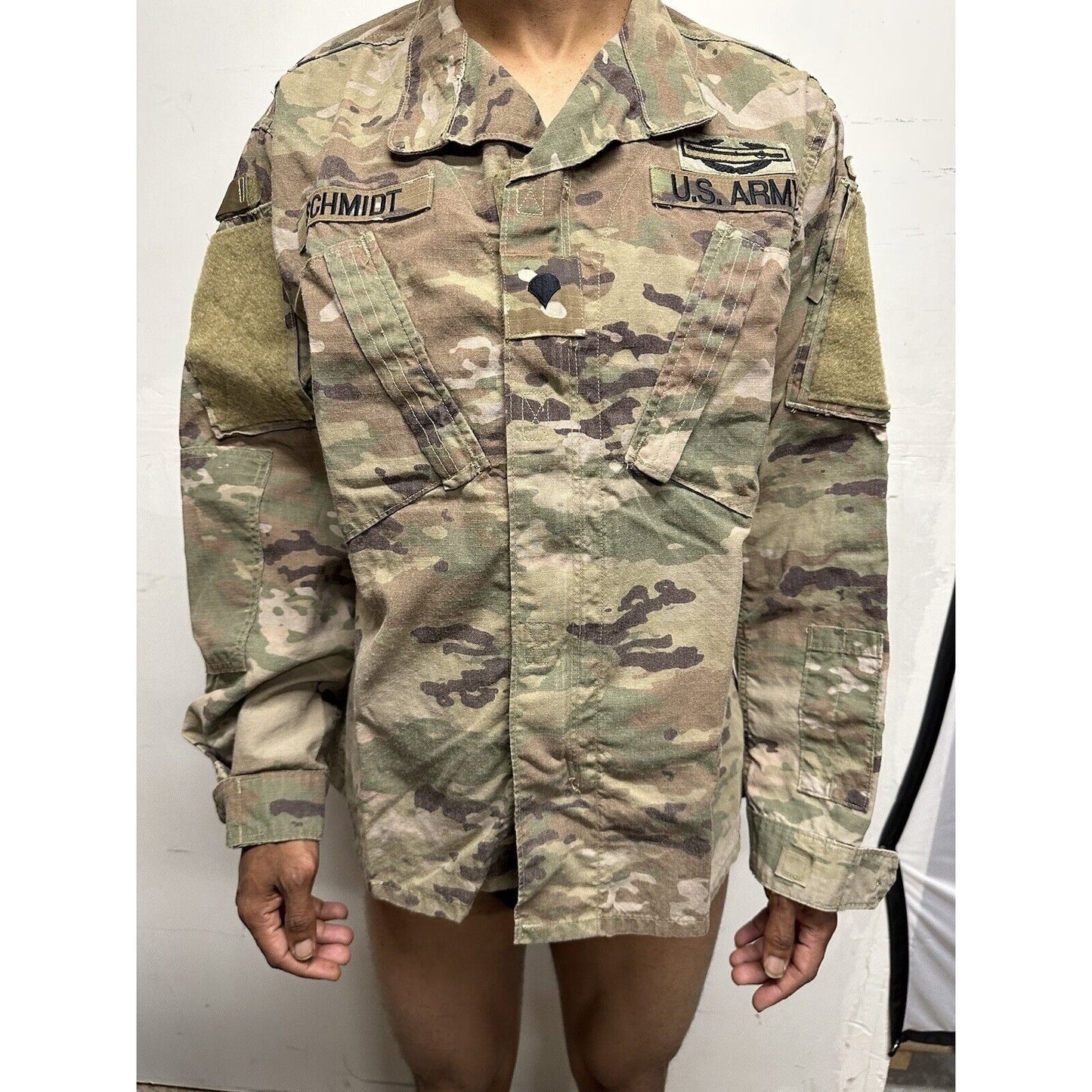 Men’s Ocp Top Blouse Army Air Force Coat With Patches