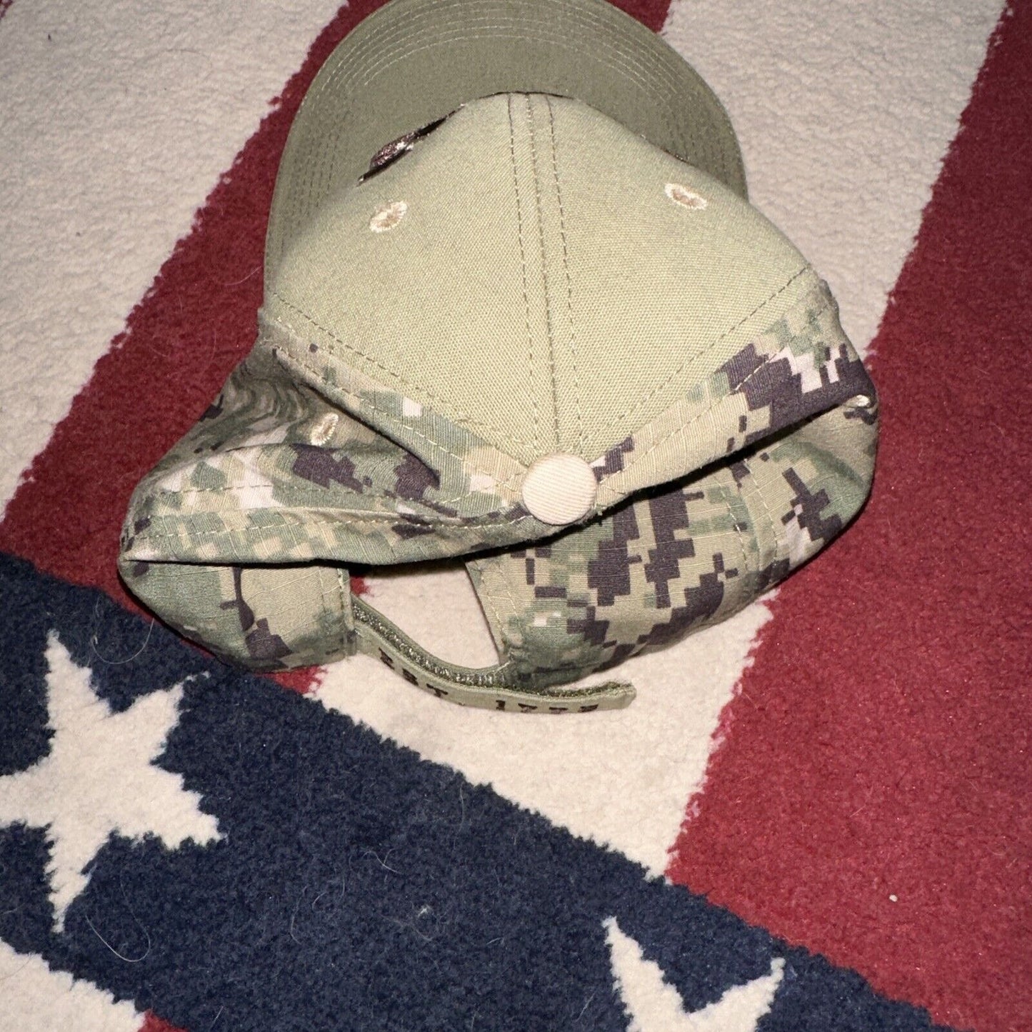 Men’s US Navy Camo Hat Cap Ballcap Adjustable Fire For Effect