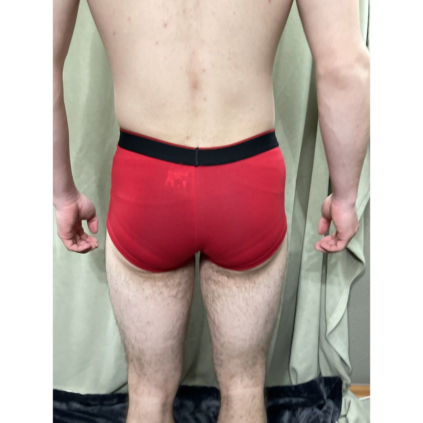 Papi Men’s Small Red Compression Trunks 5% Spandex brand new 1 item total