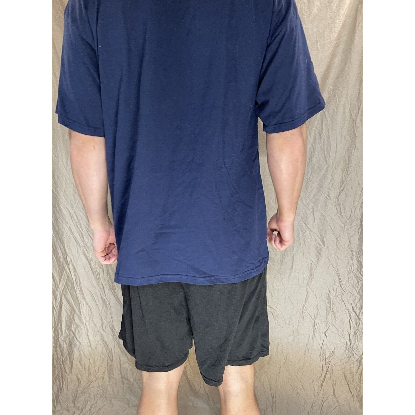 men's navy blue air force short sleeve t-shirt XL