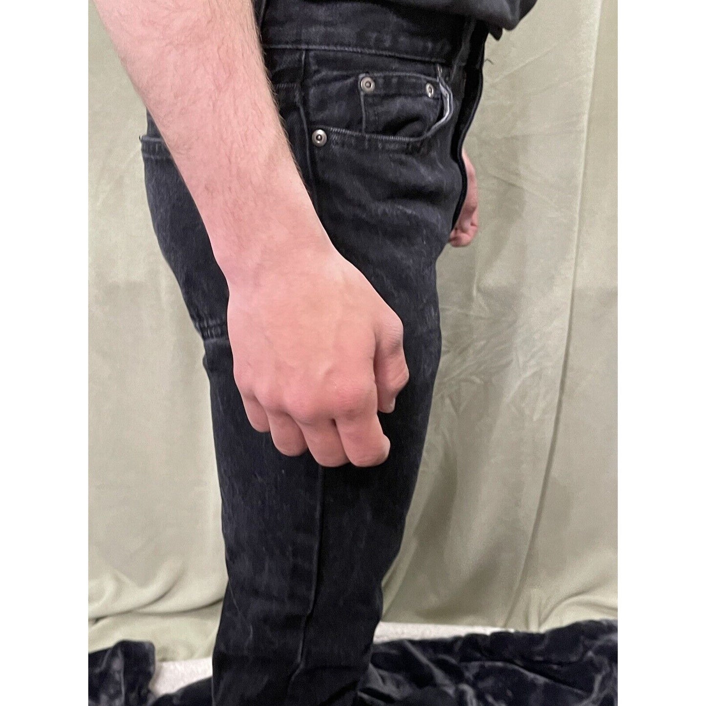 Men’s George Regular Fit Jeans Black 29X32