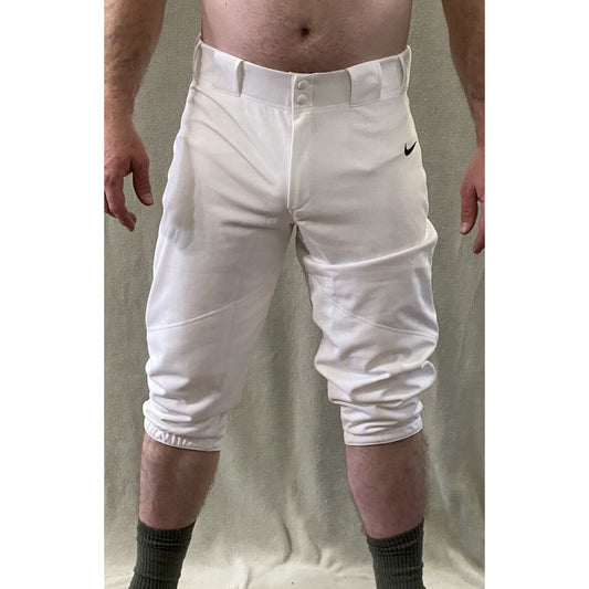 NIKE BSBL Men’s Large White Polyester Baseball Pants