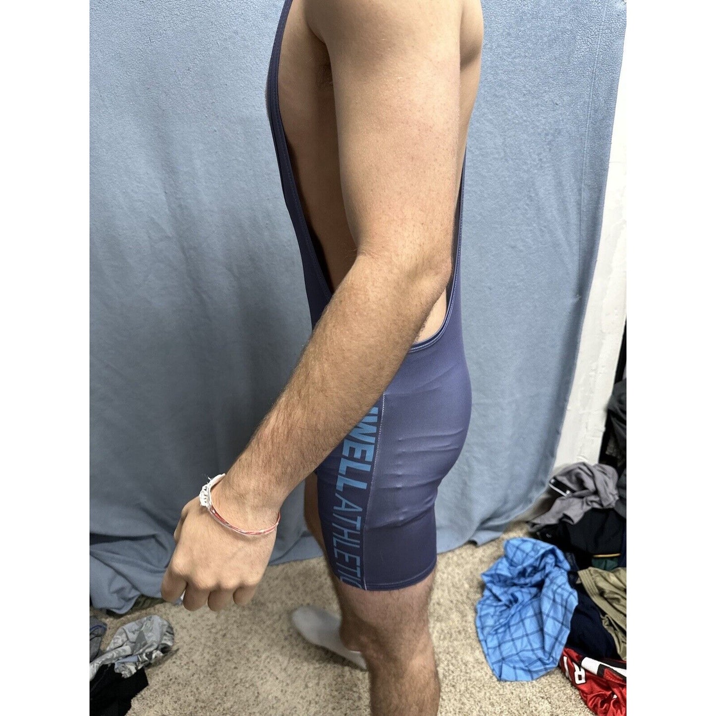 Men’s Tauwell Athletics Gray Wrestling Singlet