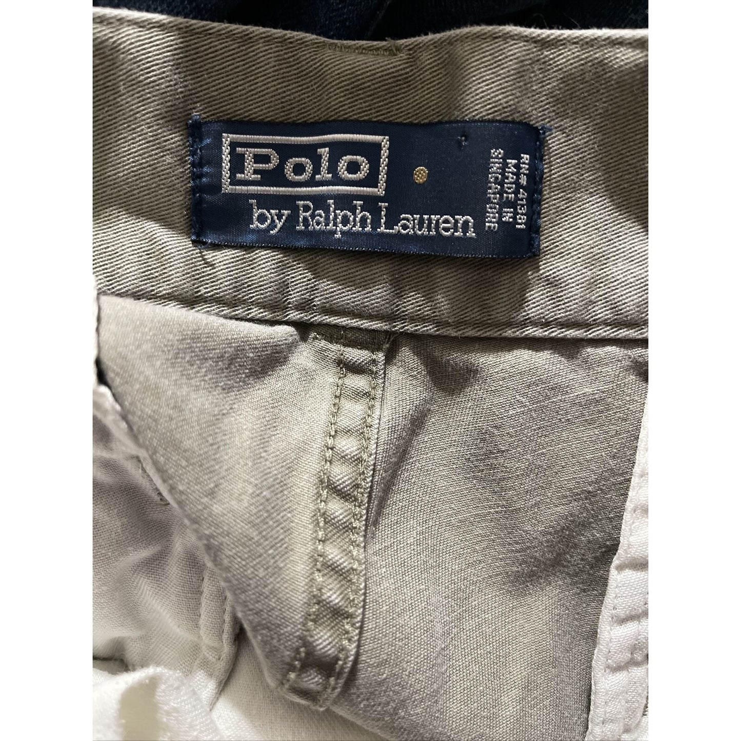 Men’s Tan Polo by Ralph Lauren Cargo Shorts Size 32