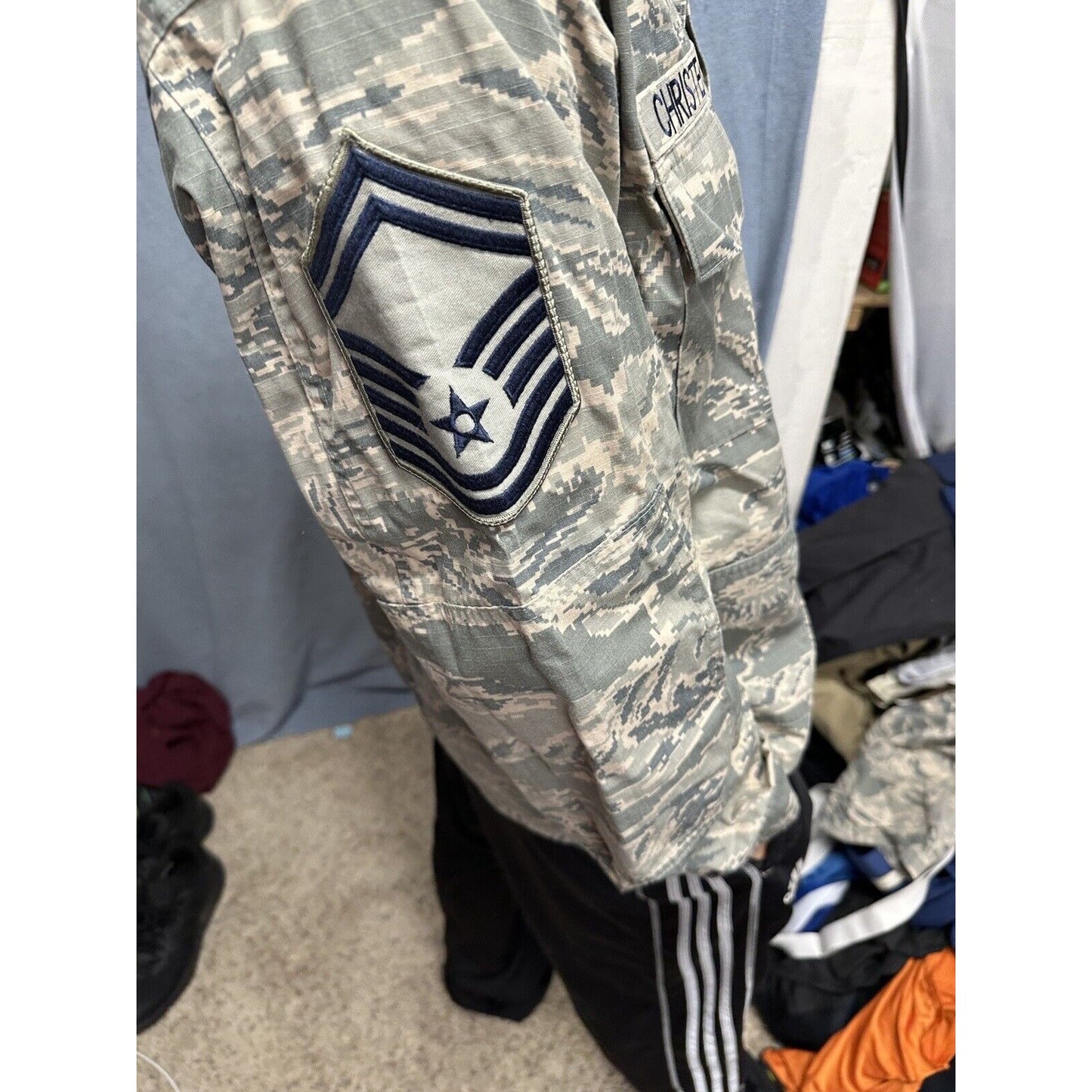 Men’s Abu Airman Battle Uniform Civil Air Patrol 40R Coat Blouse USAF Uniform