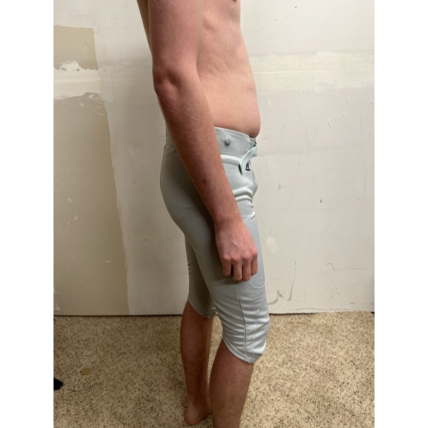 teen boys XXL russell athletic gray football pants