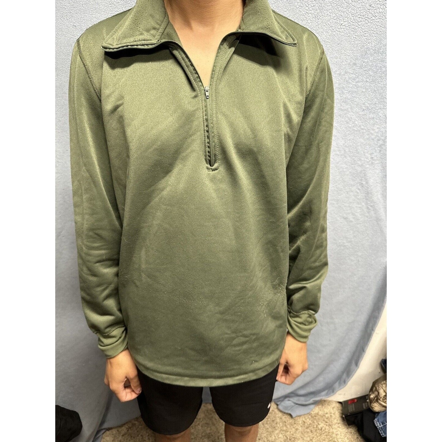 Men’s Military Army USAF Medium Green Sleeping Shirt Heat Retentive