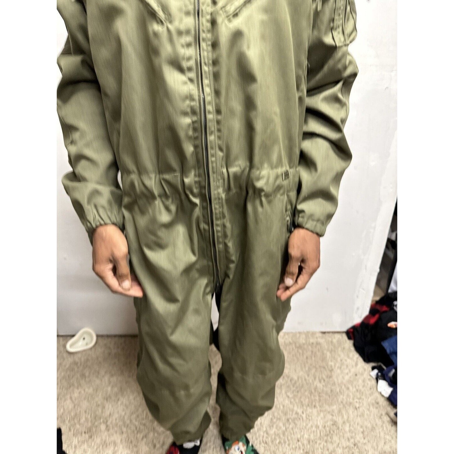 Men’s US Army Overalls Large Regular Military Uniform Combat With Patches