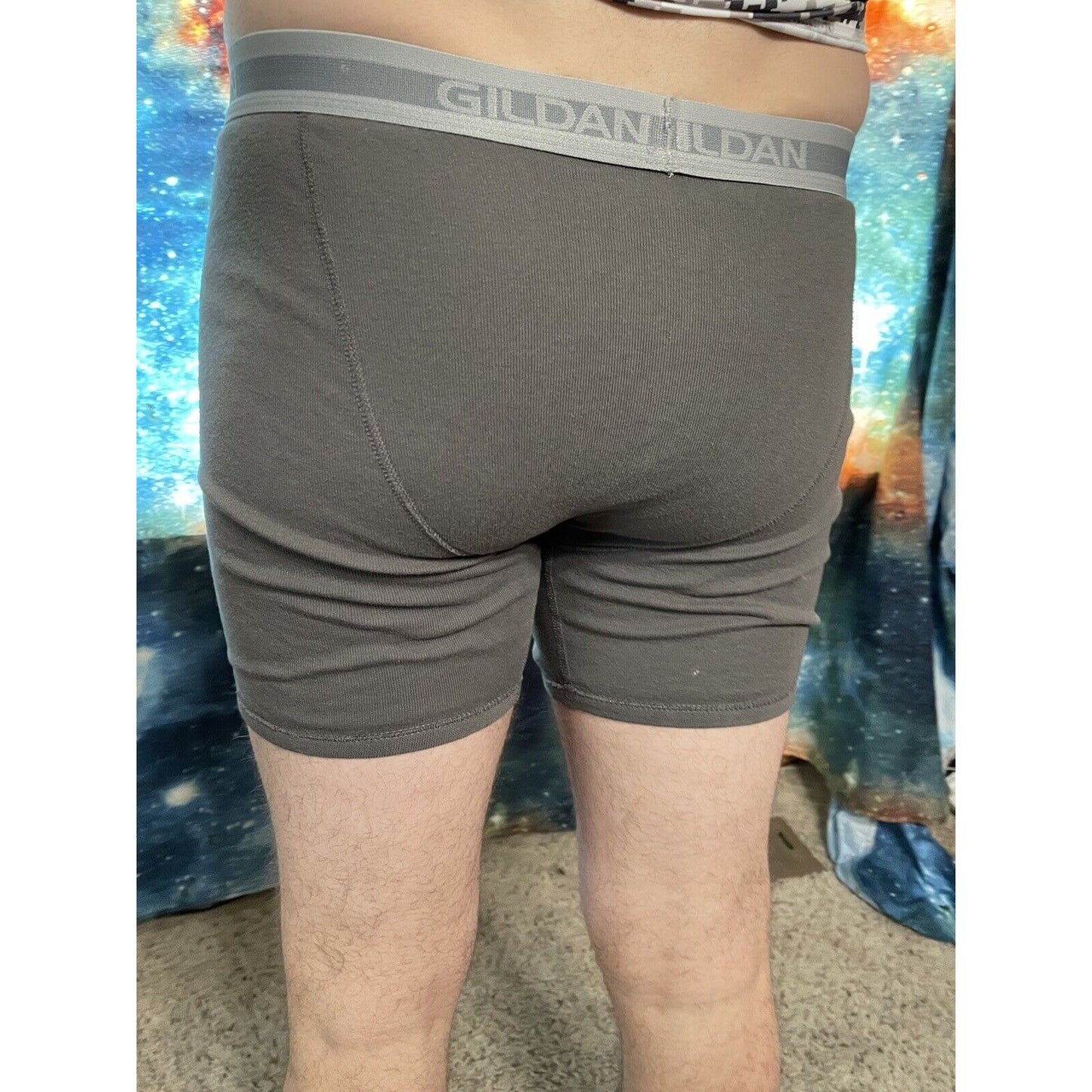 Men's Gildan Gray medium boxer briefs New And Unworn.