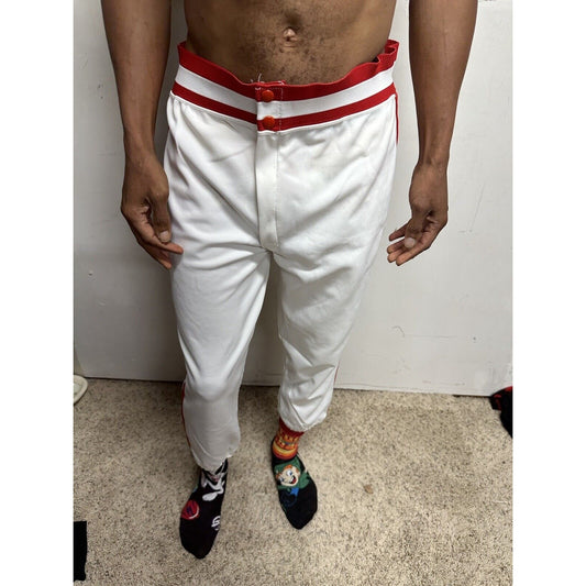 Men’s Pride XL Baseball Pants White And Red