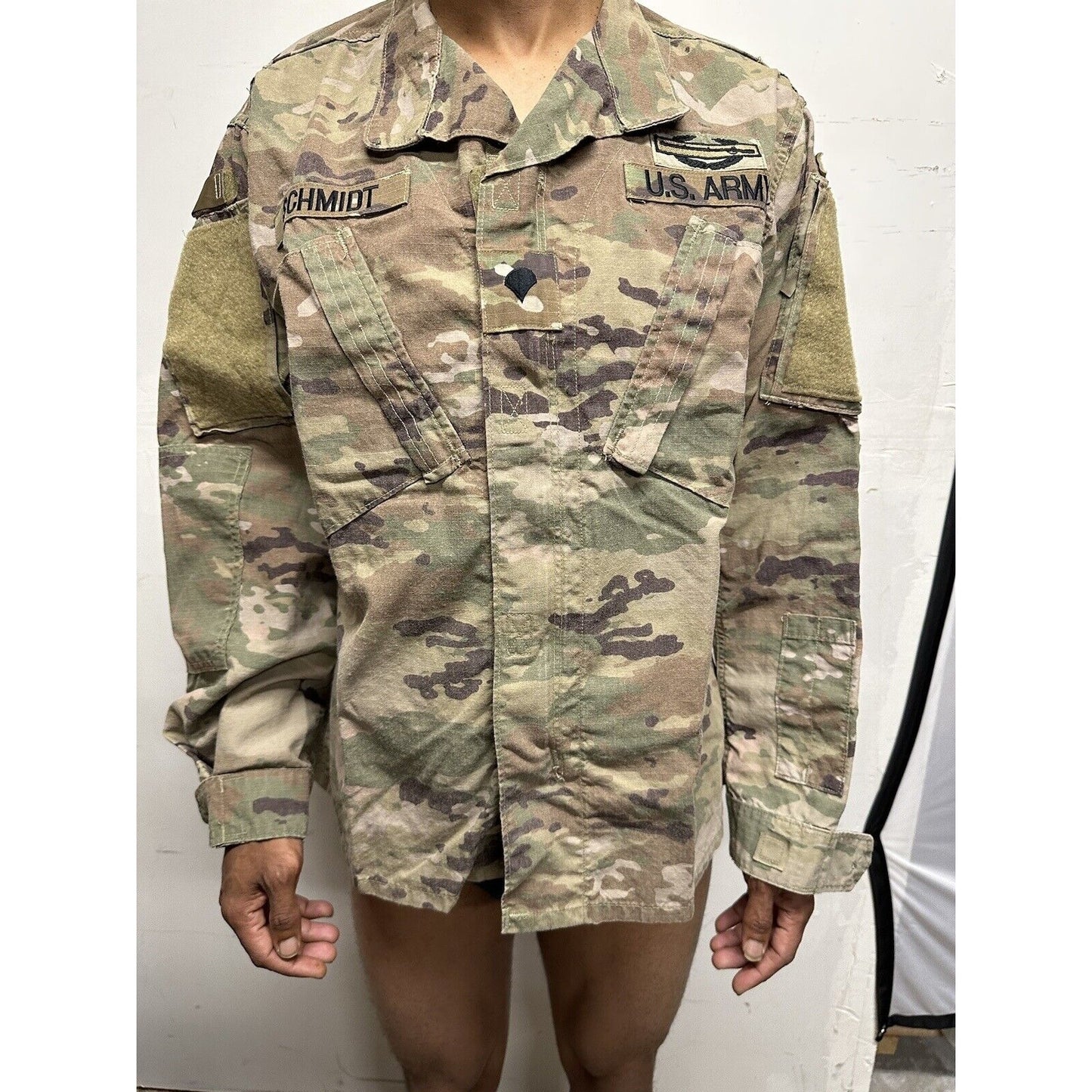 Men’s Ocp Top Blouse Army Air Force Coat With Patches