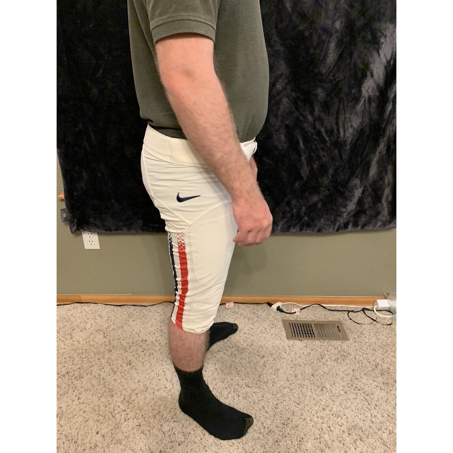 NIKE University of Arizona Wildcats RED/BLUE FOOTBALL PANTS Size 36