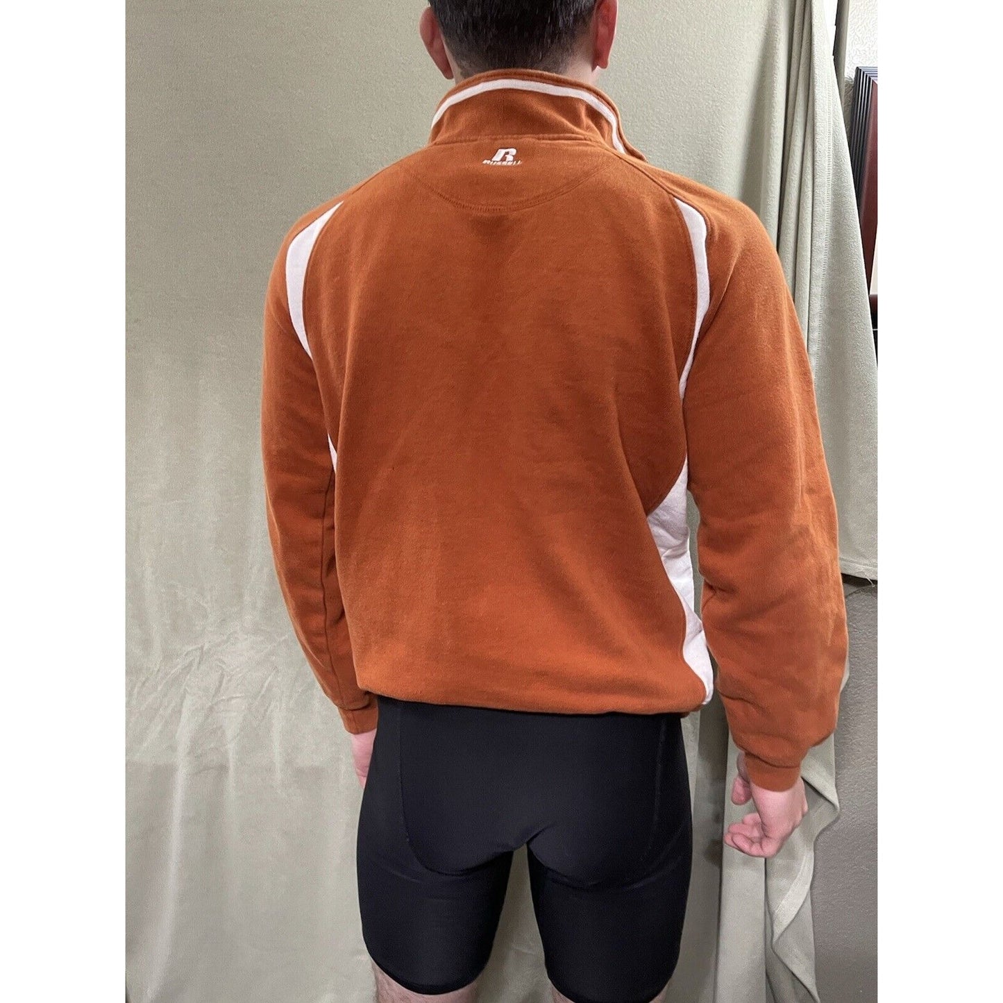 Russell Athletic Team Issue Small 1/4 Zip Harmony Longhorns