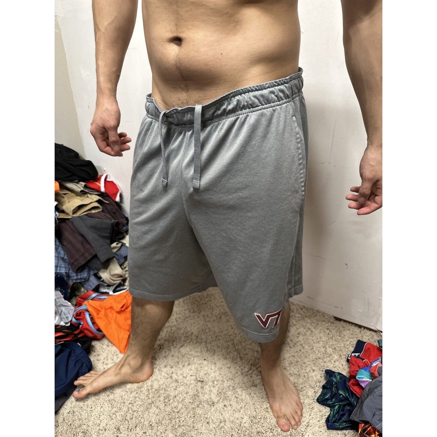 Men’s Gray Virginia Tech VT Shorts Nike Medium
