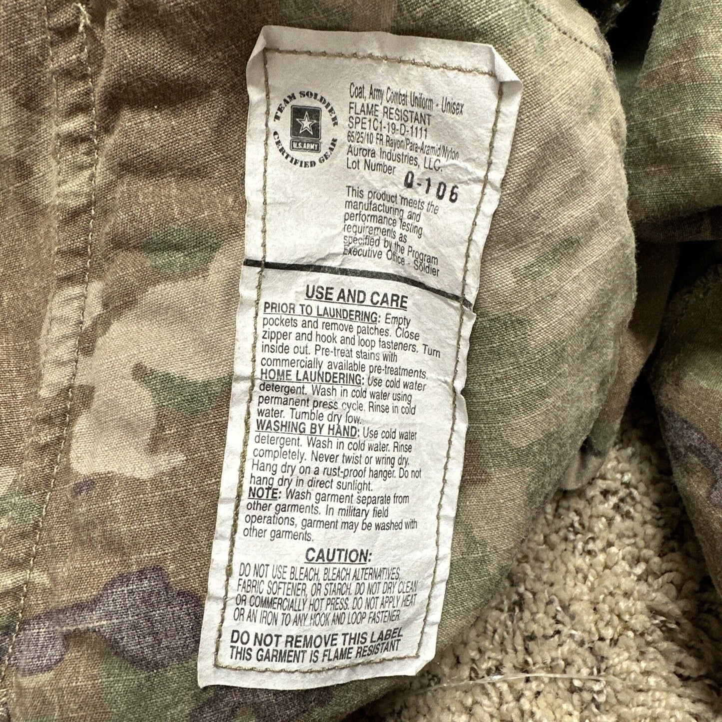 Men’s Ocp Top Blouse Army Air Force Coat With Patches