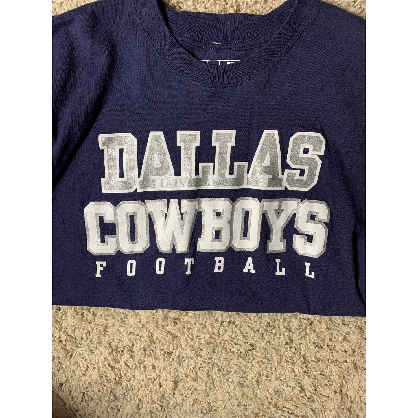 Dallas Cowboys Mens L Tee Black Shirt NFL Team Apparel Dallas Cowboys Football