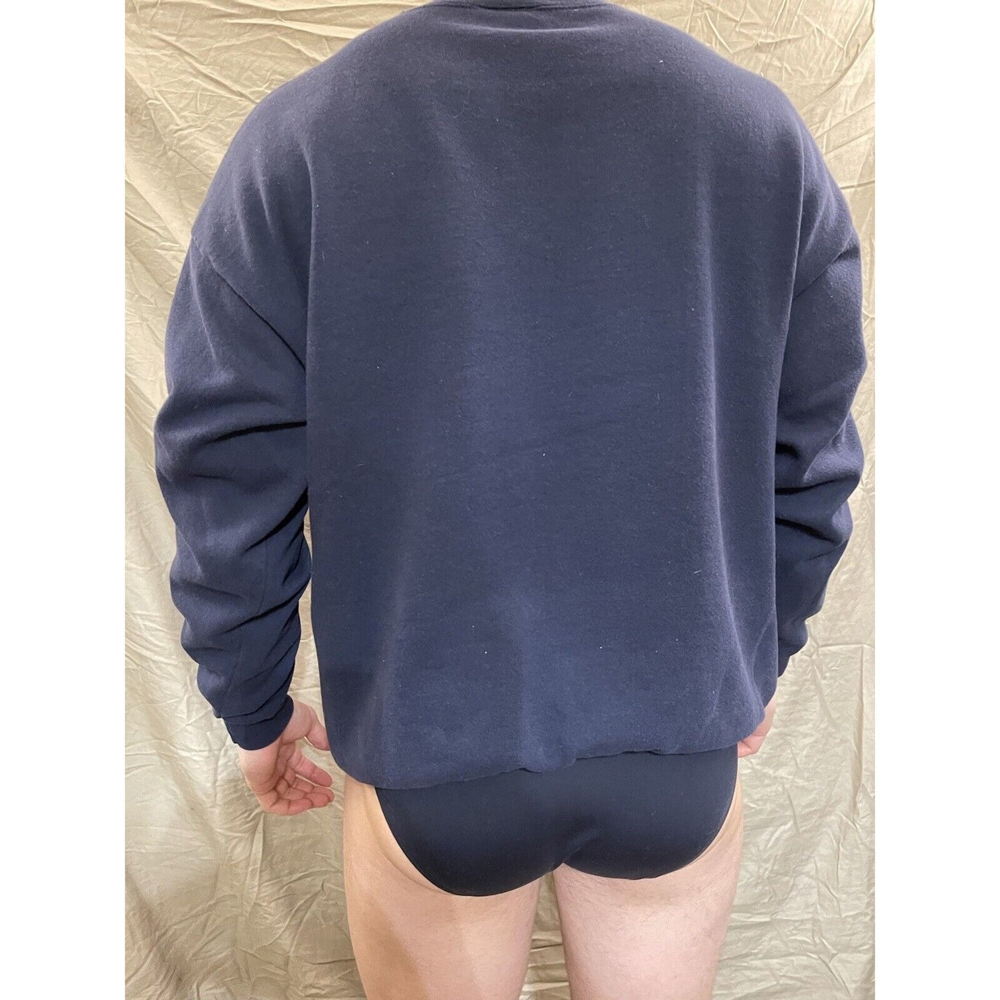 Men's navy blue xl denver broncos CSA pullover sweatshirt