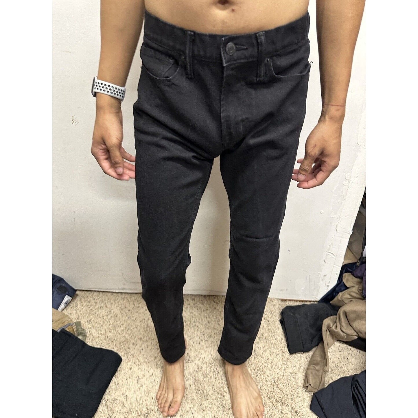 Men’s Black Old Navy 29x30 Relaxed Slim Taper Built In Flex Jeans Pants
