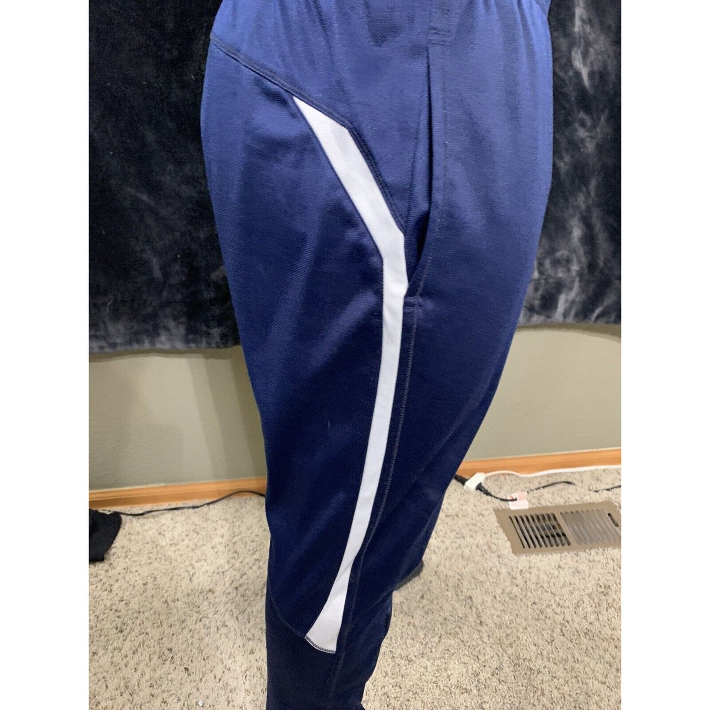 Men’s Nike Blue Warm-up Exercise Running Pants With Pockets