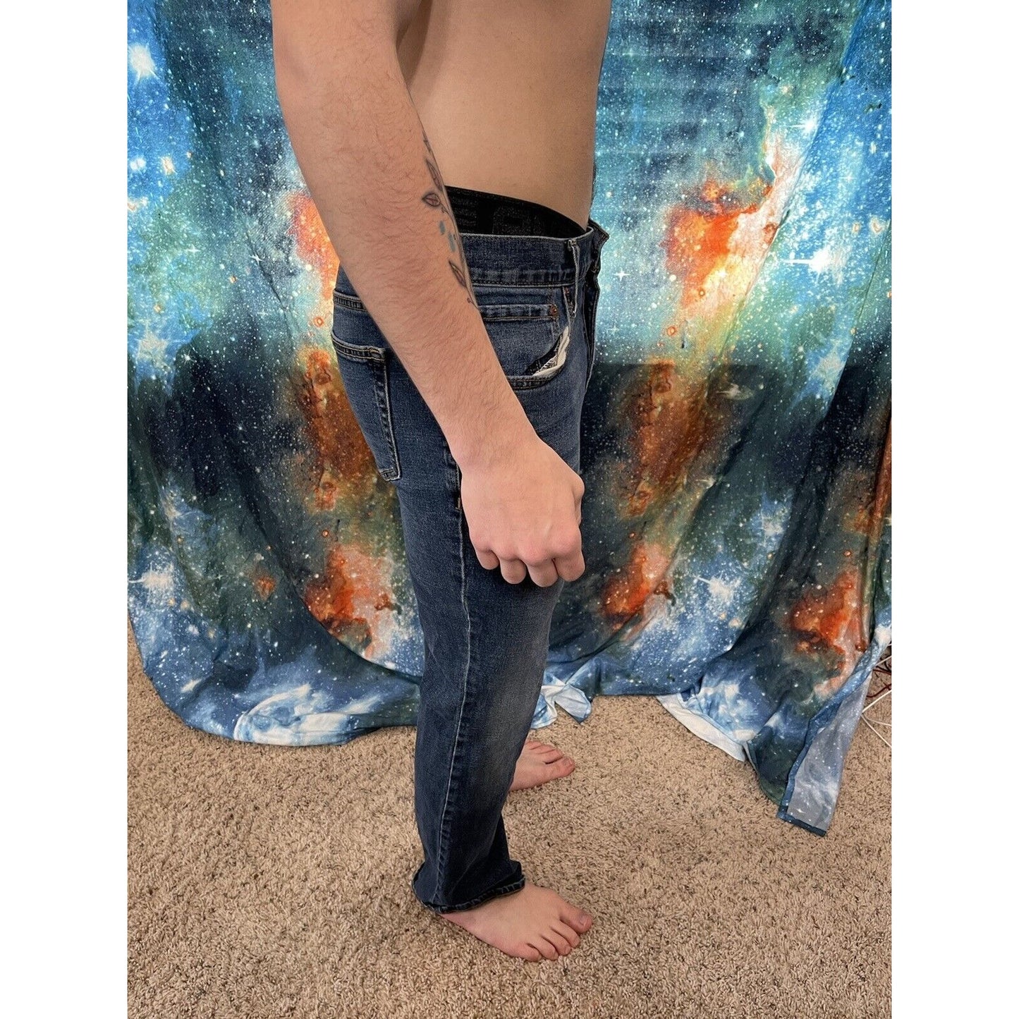 Men's Old Navy Boot-cut 30 x 32 blue jeans