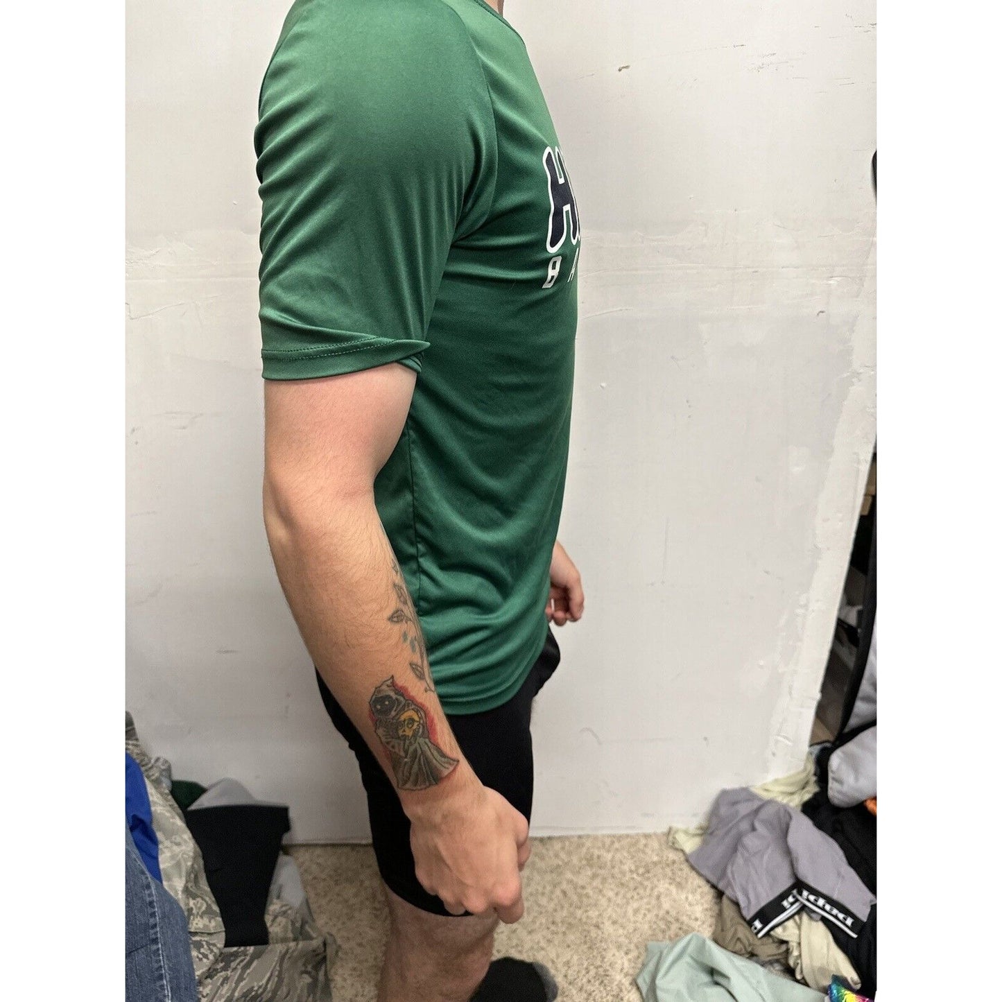 Men’s Small Green A4 Hawks Baseball Shirt Jersey