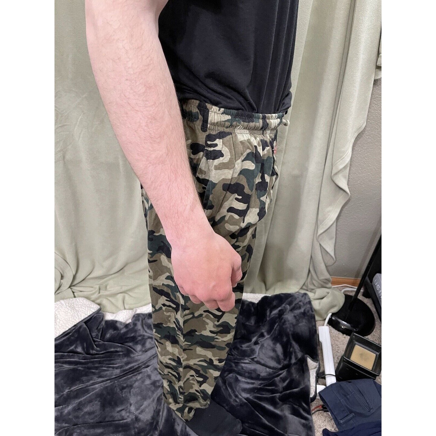 Men’s Medium Pajama Pants Sleepwear Moose Pine Duck Bear