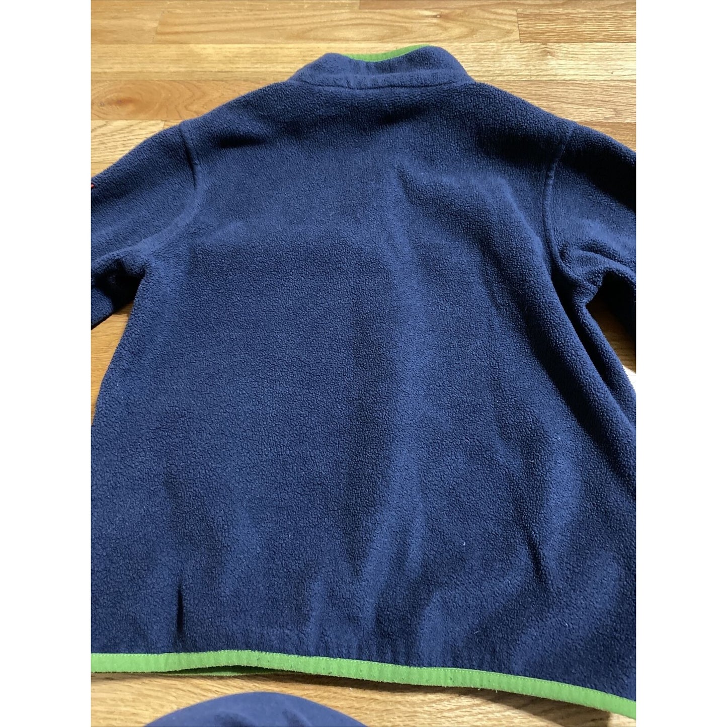 32 Degrees Weatherproof Boy’s Sz 7 Midnight Blue Green Polyester Fleece Pullover